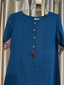 Elegant Blue Ethnic Dress