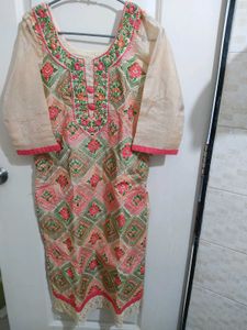 Elegant Embroidered Kurta Set