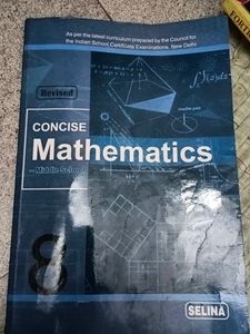 Class 8 Icse Maths Textbook