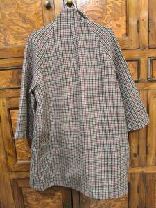 Vintage Plaid Overcoat