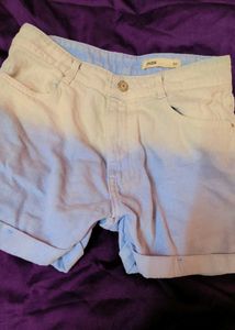 Full New Un Used Max Blue Ombre Denim Hot Pant