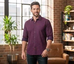 Purple Long Sleeve Shirt