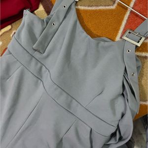 grey dungaree
