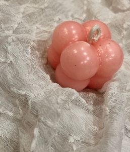 Pink Bubble Candle