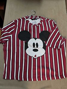 Mickey Mouse Striped T-Shirt