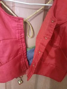 Stitched Blouse With Saree (Function Party Wedding