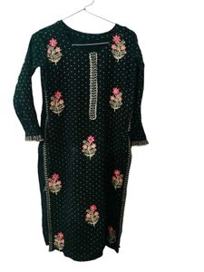 Embroidered Kurti pant