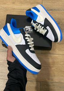 Nike Air Force One Blue Black White Tera Scape