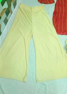 Striped Kurti With Plazo &amp; Dupatta Set
