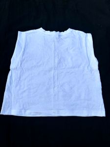 ZARA Sleeveless Kids Cotton Top – Size 6–7 Years
