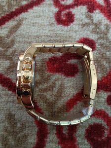 Naviforce Gold-Tone Chronograph Watch
