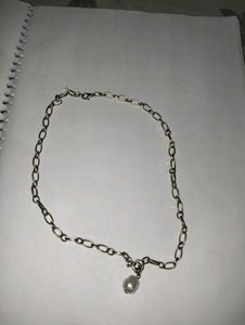 Pearl Charm Chain Necklace