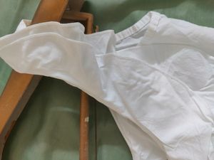 Ruffled White Blouse