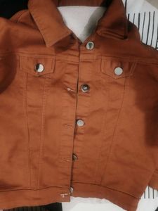 Brown Denim Jacket