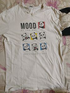 White Oversized Unisex Tshirt(Size-L)