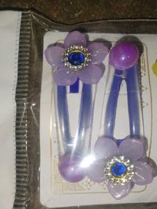 Flower Hair Clips - Set of 5