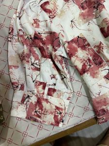 Beautiful Dress With Slit In Centre