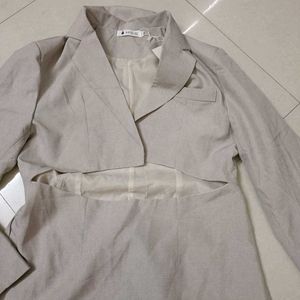 Cutout Blazer Mini Dress