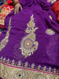 Elegant Purple Saree