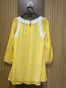 Yellow Floral Top