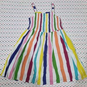 Colorful Striped Dress