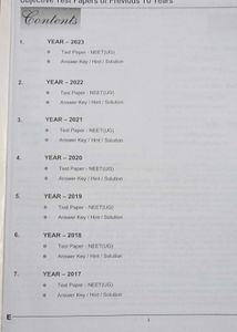 10 Yrs Question Paper Book