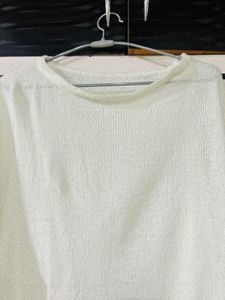 White Long Sleeve Top