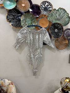 Polka Dot Bodysuit Top