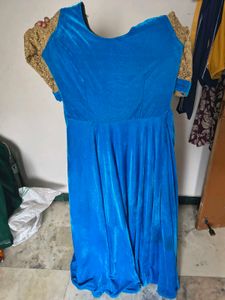 Elegant Blue Ethnic Gown