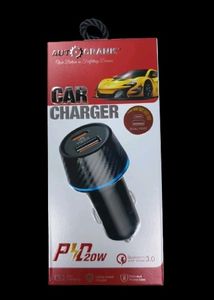Autocrank PD Car Charger With 3in 1 Cable