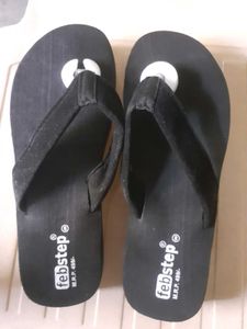 Febstep Black Flip Flops