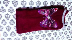 Burgundy Embellished Sweater