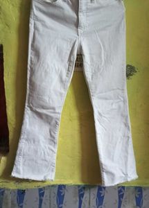 White Flared Jeans
