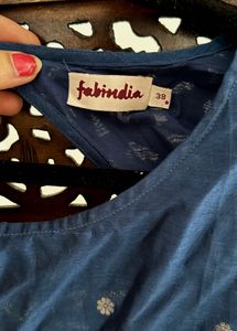Brand New Fabindia Silk Cotton Brocade Blouse