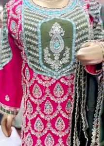 Embroidered Pakistani Gharara