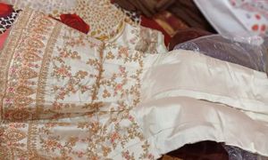 Peach And Pink Colour lehenga