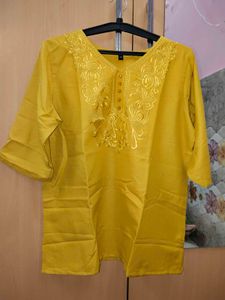 Elegant Mustard Kurta (AM).