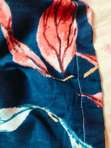 Navy Blue Colour Single Bed Sheet