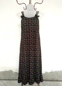 Cute Floral Slip In Midi Dress