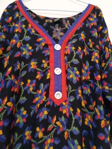 Black Printed Kurti