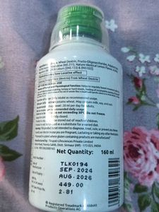 Duphalac Bulk Lemon Flavor Fiber Drink 150ml