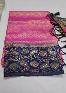 Georgette Saree Without Blouse