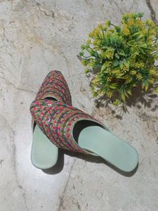 Embroidered Flats & Sandals