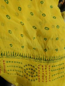 lemon yallow saree