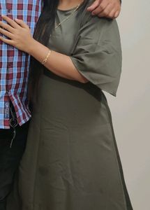 Vero Moda Olive Green Dress Size L