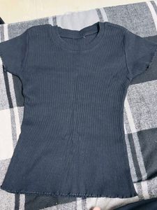 Combo Black Fitted Top Wear