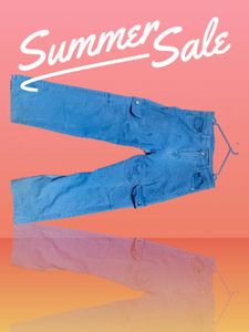 Blue Cargo Pants