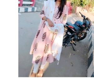 Floral Cotton Anarkali For Summer 💗