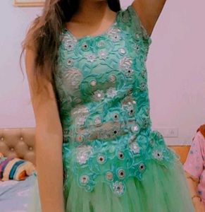 Very Beautiful Green Lehenga/Gown