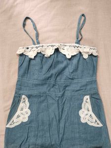 Denim Lace Dress
